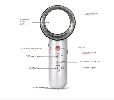 Ultrasound Cavitation EMS Face Body Slimming Massager