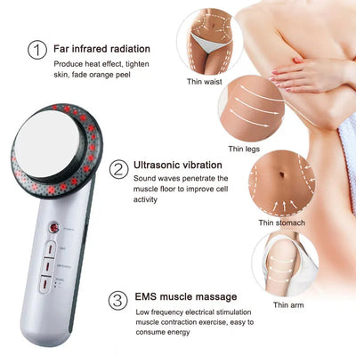 Ultrasound Cavitation EMS Face Body Slimming Massager